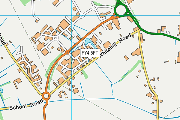 FY4 5FT map - OS VectorMap District (Ordnance Survey)