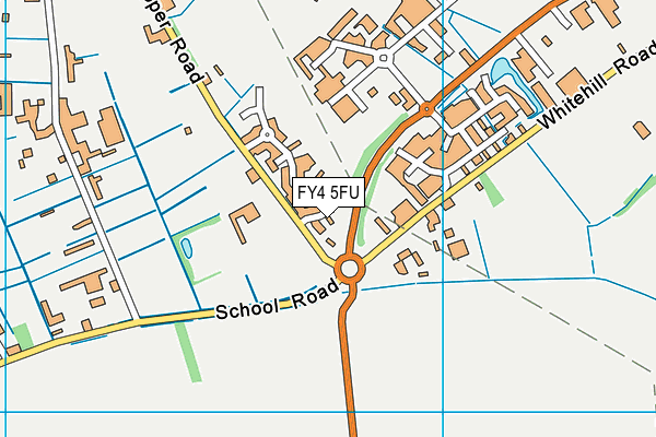 FY4 5FU map - OS VectorMap District (Ordnance Survey)