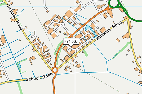 FY4 5GJ map - OS VectorMap District (Ordnance Survey)
