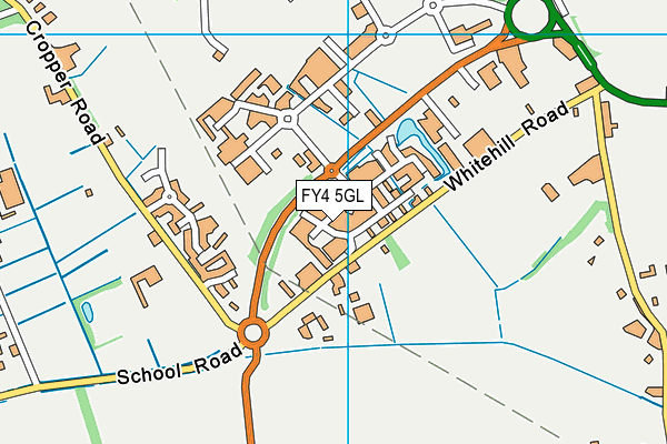 FY4 5GL map - OS VectorMap District (Ordnance Survey)