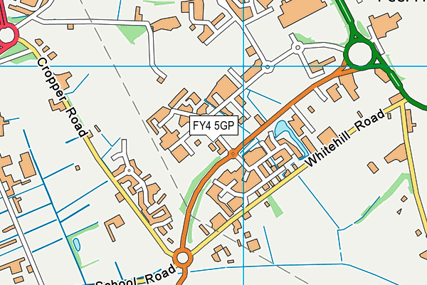 FY4 5GP map - OS VectorMap District (Ordnance Survey)