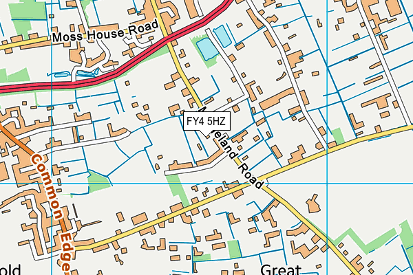 FY4 5HZ map - OS VectorMap District (Ordnance Survey)