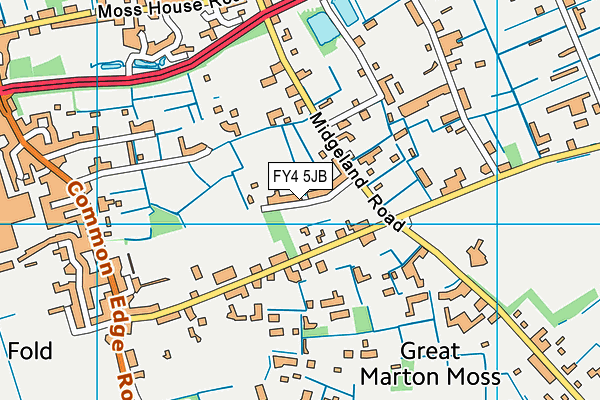 FY4 5JB map - OS VectorMap District (Ordnance Survey)