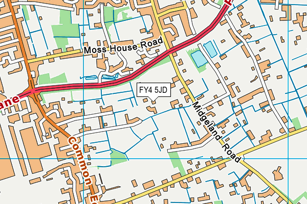 FY4 5JD map - OS VectorMap District (Ordnance Survey)