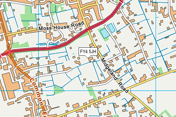 FY4 5JH map - OS VectorMap District (Ordnance Survey)