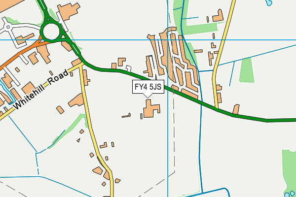 FY4 5JS map - OS VectorMap District (Ordnance Survey)