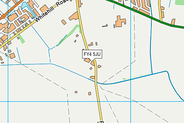 FY4 5JU map - OS VectorMap District (Ordnance Survey)