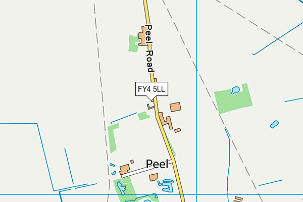 FY4 5LL map - OS VectorMap District (Ordnance Survey)