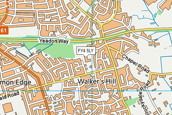 Marton Primary Academy And Nursery map (FY4 5LY) - OS VectorMap District (Ordnance Survey)