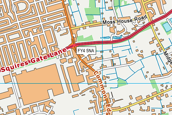 FY4 5NA map - OS VectorMap District (Ordnance Survey)