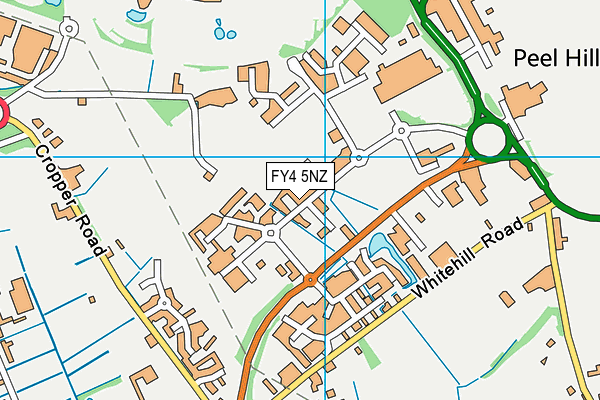 FY4 5NZ map - OS VectorMap District (Ordnance Survey)