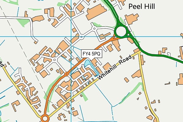 FY4 5PQ map - OS VectorMap District (Ordnance Survey)