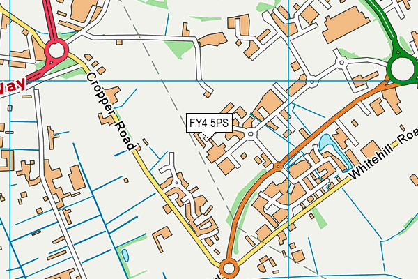 FY4 5PS map - OS VectorMap District (Ordnance Survey)