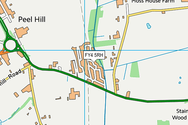 FY4 5RH map - OS VectorMap District (Ordnance Survey)