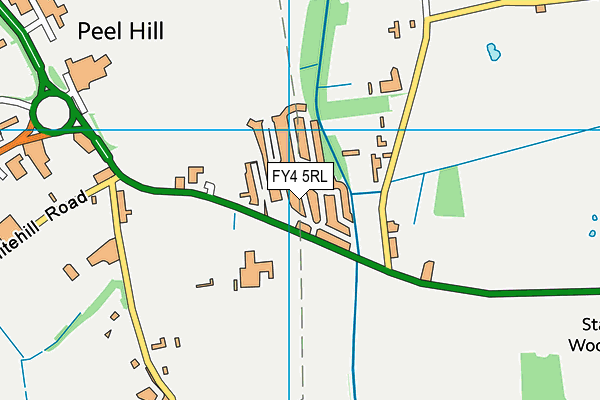 FY4 5RL map - OS VectorMap District (Ordnance Survey)