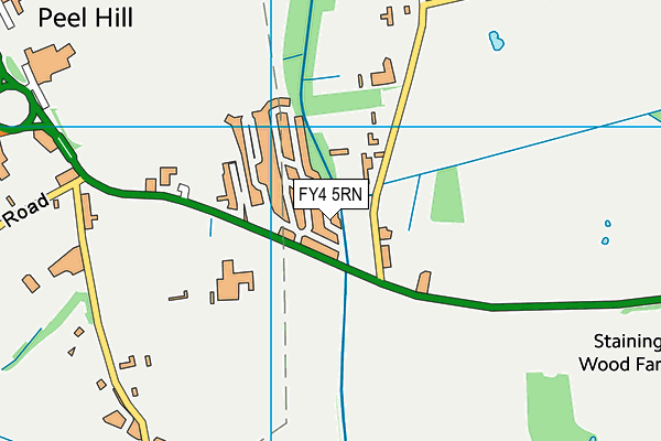 FY4 5RN map - OS VectorMap District (Ordnance Survey)