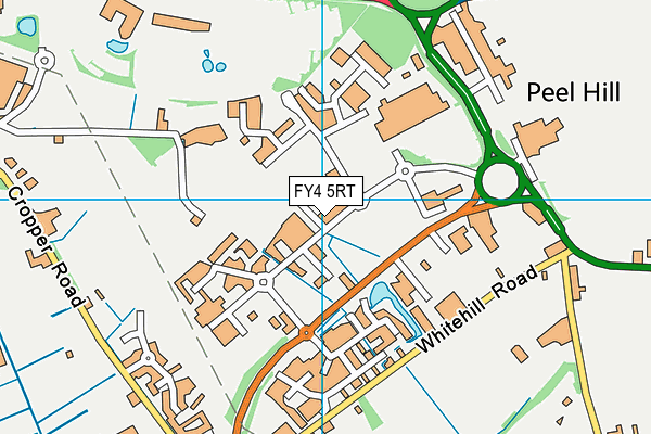 FY4 5RT map - OS VectorMap District (Ordnance Survey)