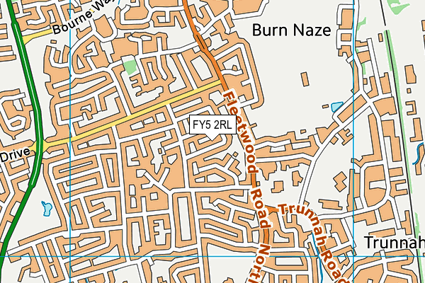 FY5 2RL map - OS VectorMap District (Ordnance Survey)