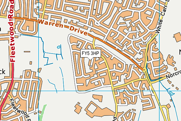 FY5 3HP map - OS VectorMap District (Ordnance Survey)
