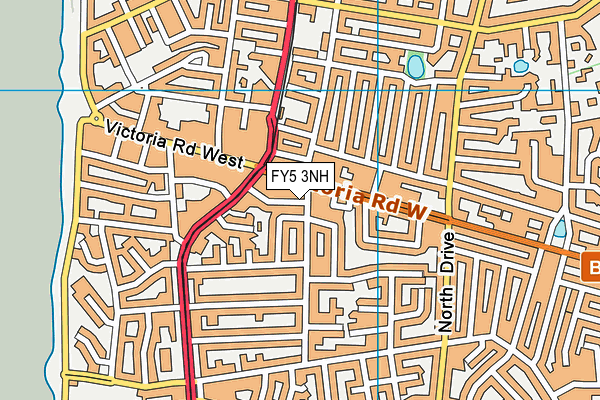 FY5 3NH map - OS VectorMap District (Ordnance Survey)