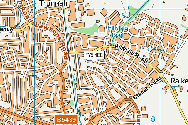 FY5 4EE map - OS VectorMap District (Ordnance Survey)