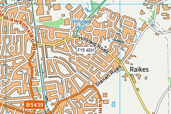 FY5 4EH map - OS VectorMap District (Ordnance Survey)