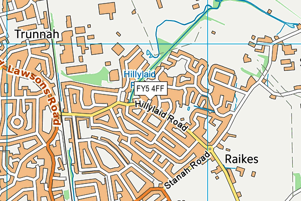 FY5 4FF map - OS VectorMap District (Ordnance Survey)