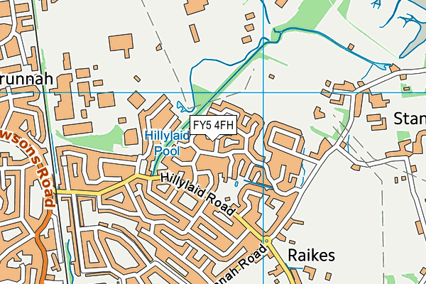 FY5 4FH map - OS VectorMap District (Ordnance Survey)