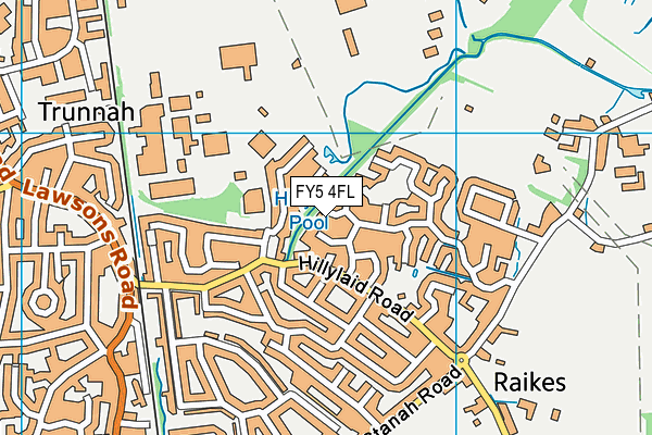 FY5 4FL map - OS VectorMap District (Ordnance Survey)