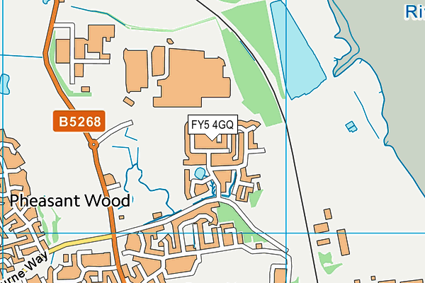 FY5 4GQ map - OS VectorMap District (Ordnance Survey)