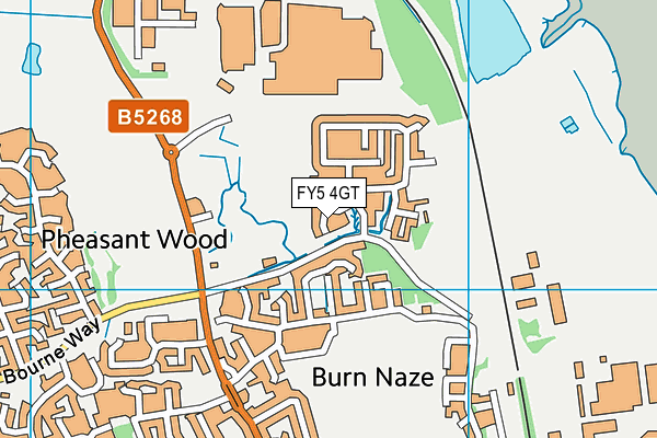 FY5 4GT map - OS VectorMap District (Ordnance Survey)