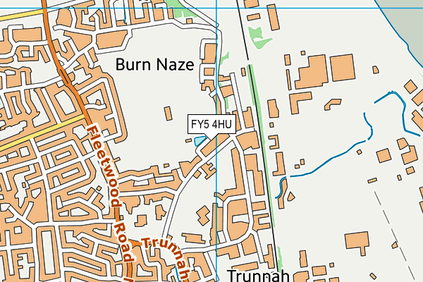 FY5 4HU map - OS VectorMap District (Ordnance Survey)