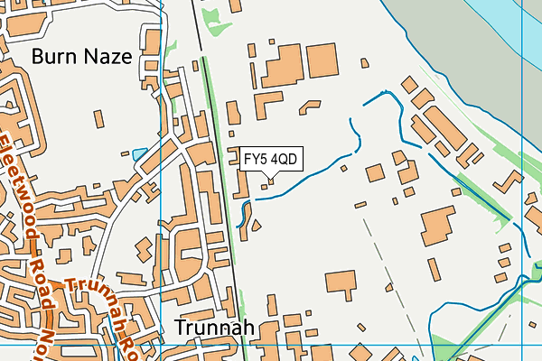 FY5 4QD map - OS VectorMap District (Ordnance Survey)