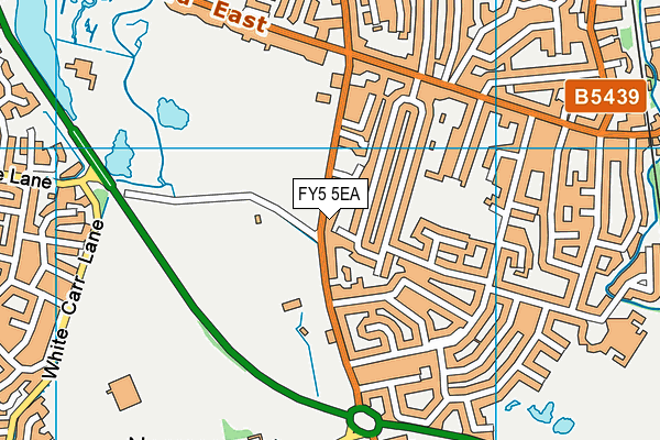 FY5 5EA map - OS VectorMap District (Ordnance Survey)