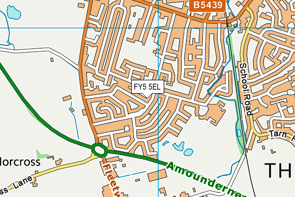 FY5 5EL map - OS VectorMap District (Ordnance Survey)