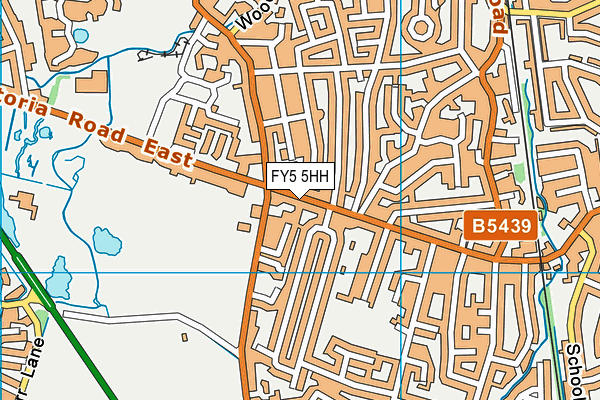 FY5 5HH map - OS VectorMap District (Ordnance Survey)
