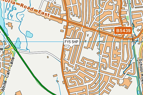 FY5 5HP map - OS VectorMap District (Ordnance Survey)