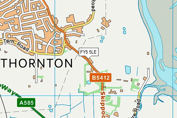 FY5 5LE map - OS VectorMap District (Ordnance Survey)