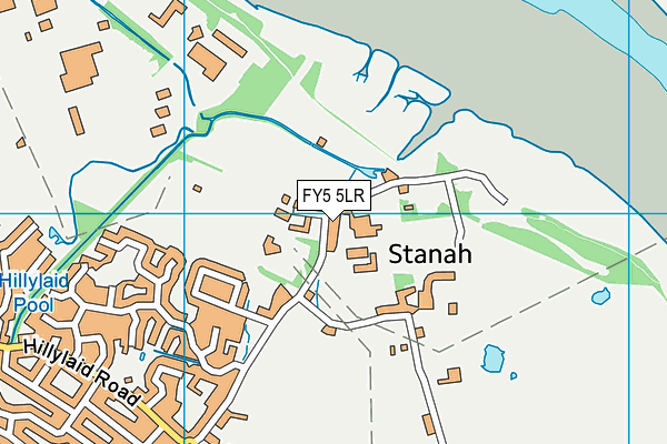 FY5 5LR map - OS VectorMap District (Ordnance Survey)