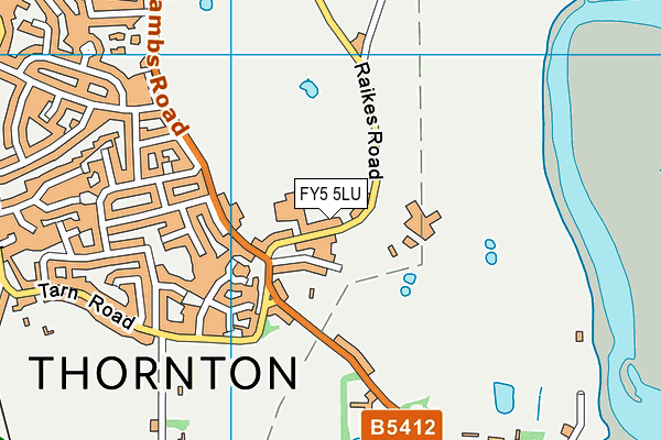 FY5 5LU map - OS VectorMap District (Ordnance Survey)