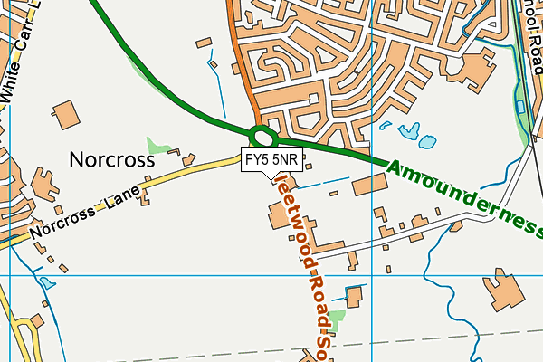 FY5 5NR map - OS VectorMap District (Ordnance Survey)