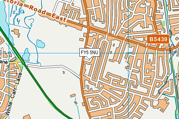 FY5 5NU map - OS VectorMap District (Ordnance Survey)