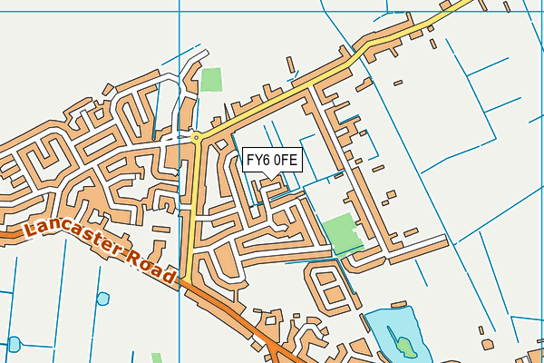 FY6 0FE map - OS VectorMap District (Ordnance Survey)