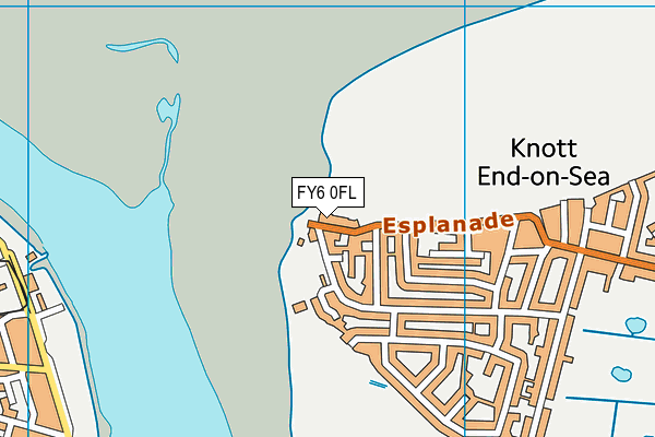 FY6 0FL map - OS VectorMap District (Ordnance Survey)