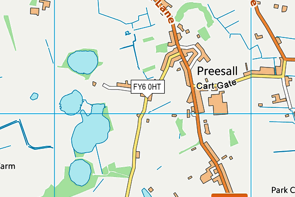 FY6 0HT map - OS VectorMap District (Ordnance Survey)