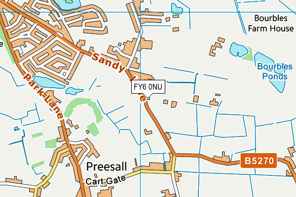 FY6 0NU map - OS VectorMap District (Ordnance Survey)