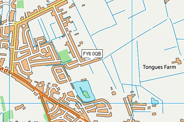 FY6 0QB map - OS VectorMap District (Ordnance Survey)