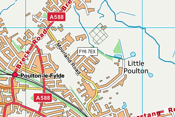 Map of UNDER ONE ROOF (FYLDE) LTD at district scale