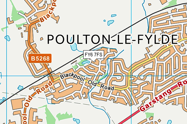 FY6 7FS map - OS VectorMap District (Ordnance Survey)