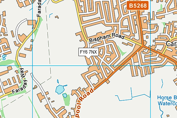 FY6 7NX map - OS VectorMap District (Ordnance Survey)